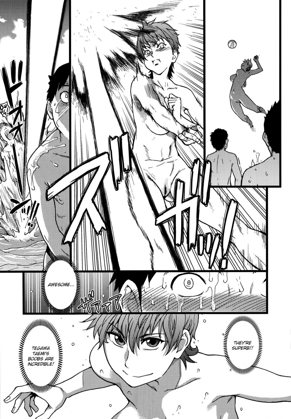 Hentai Manga Comic-Nudist Beach ni Shuugakuryokou de!!-Chapter 2-3